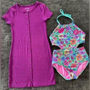 Girls Summer Bundle - Cat & Jack and Art Class size 8